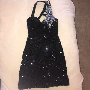 Black Jovani cocktail/homecoming dress